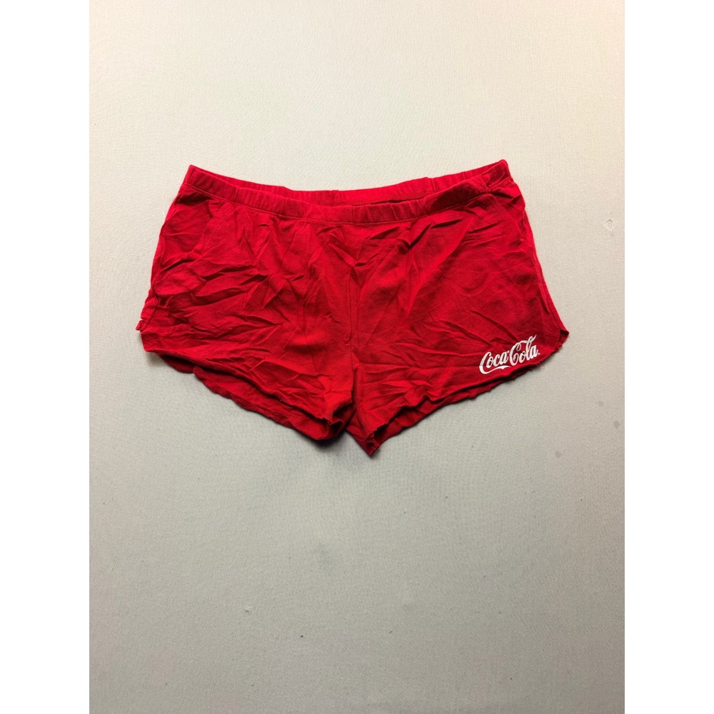 Coca-Cola Unity Collection Shorts Womens Large Red Excellent 1971 Logo Lounge